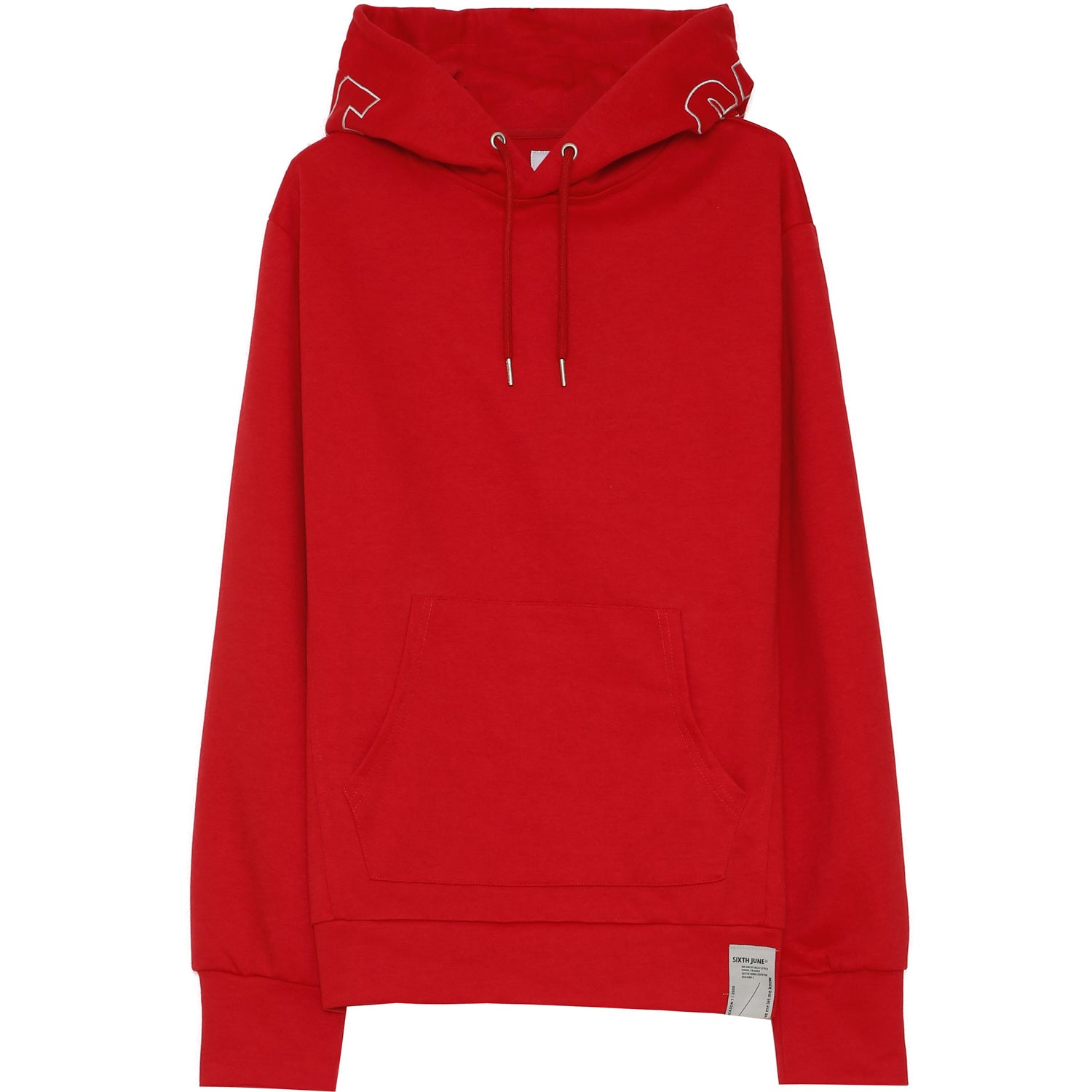 Sixth June - Sweat capuche broderie logo rouge