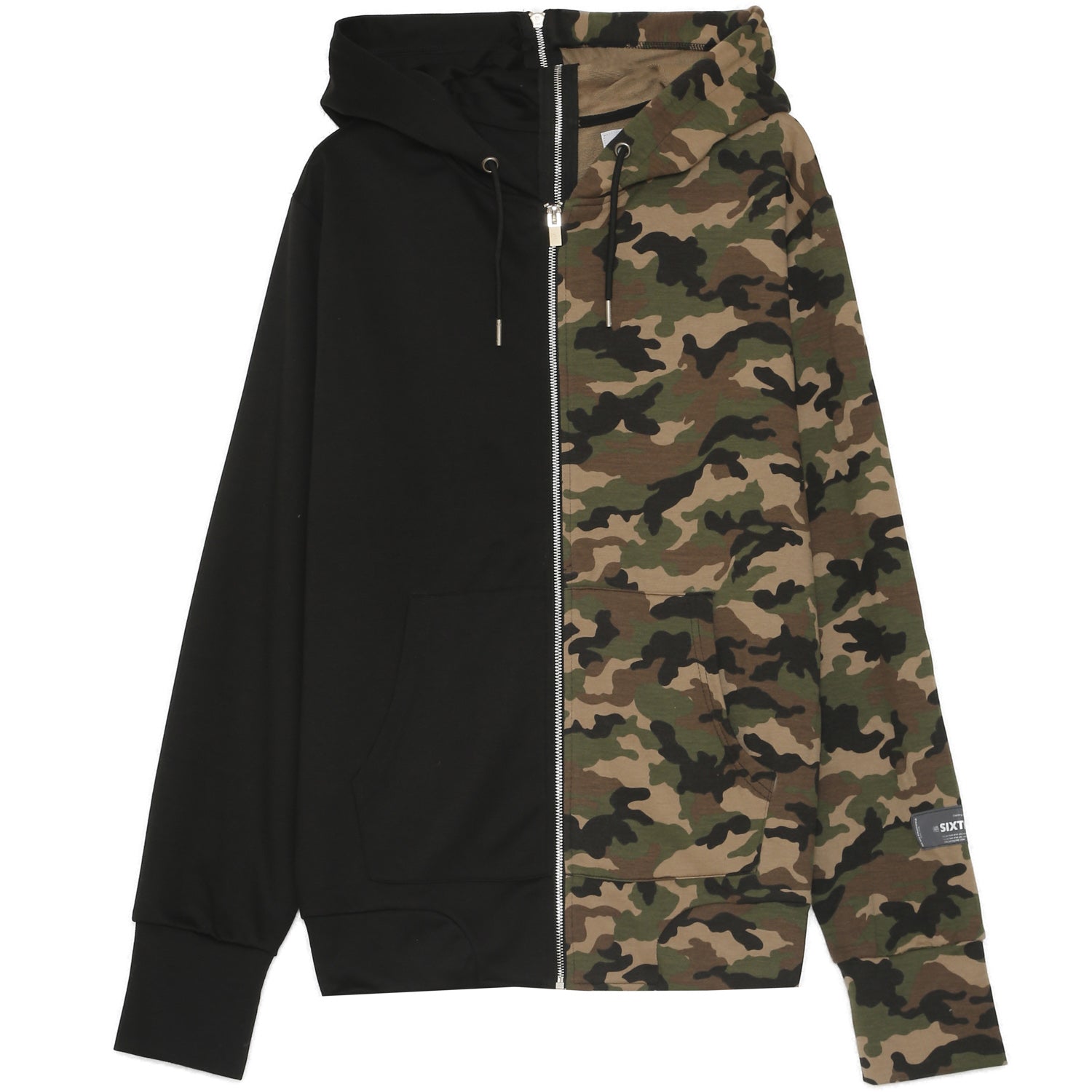 Sixth June - Veste camouflage zip noir