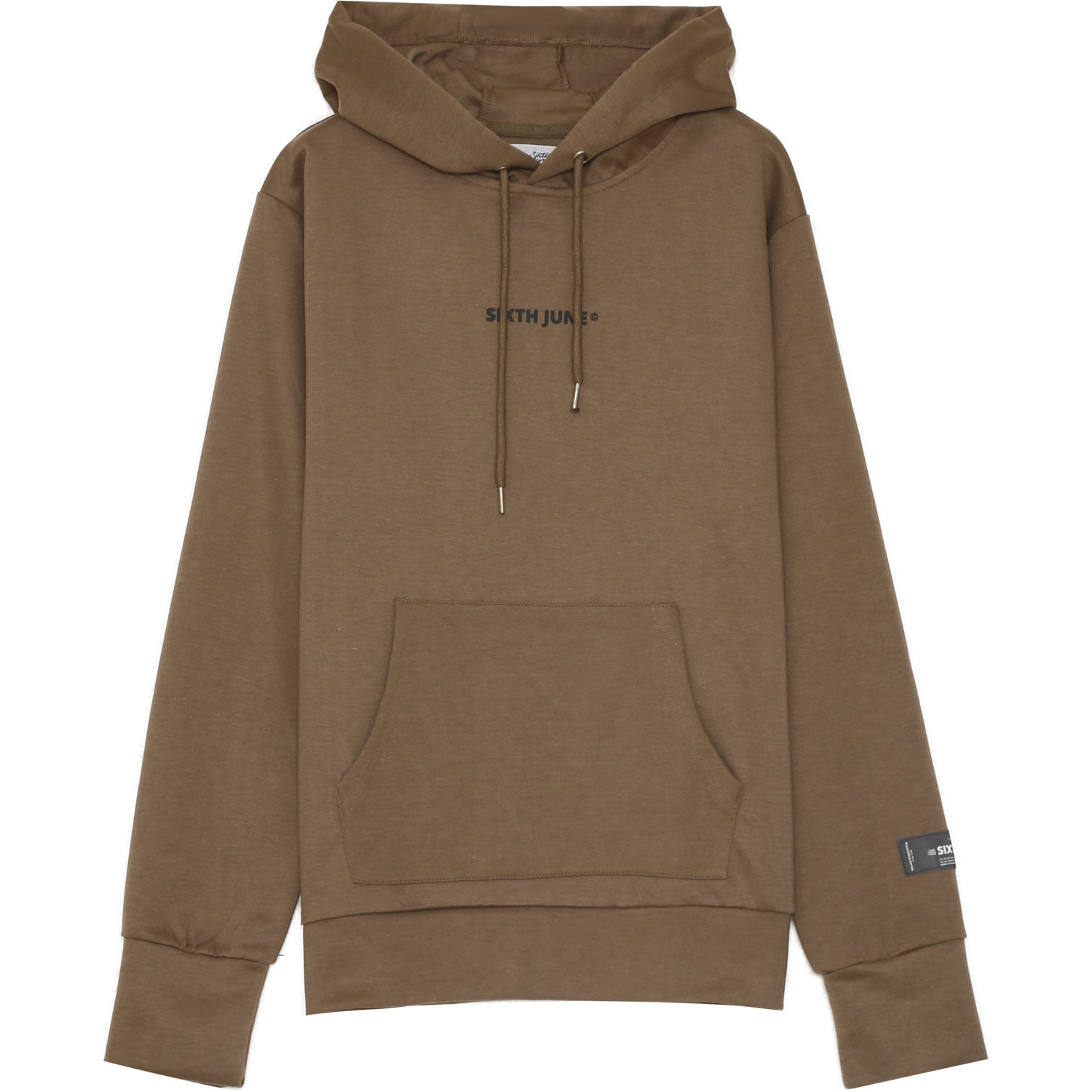 Sixth June - Sweat capuche imprimé marron