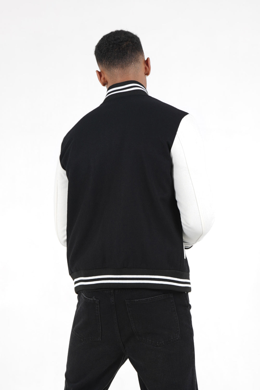 Sixth June - Veste teddy universitaire Noir