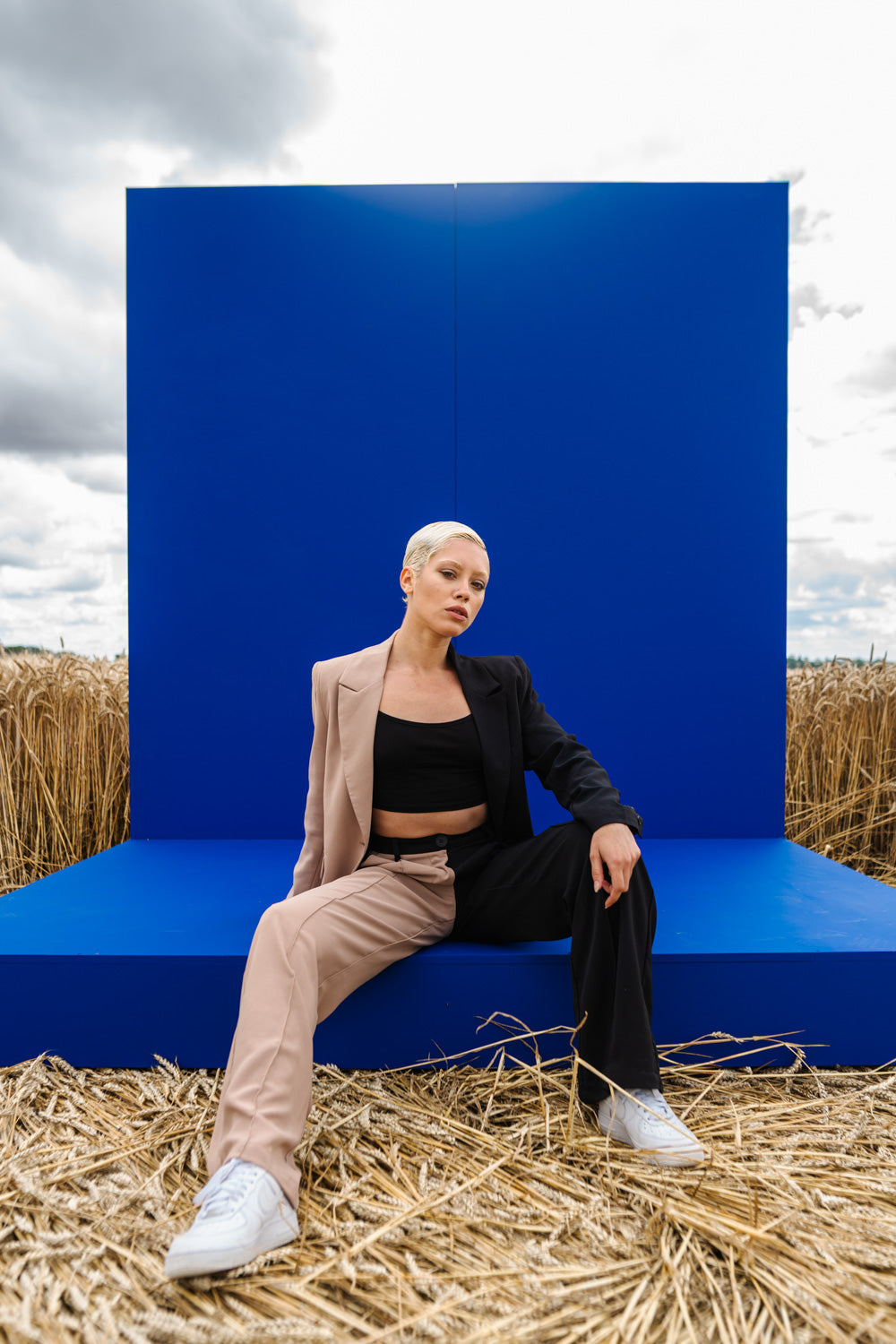 Sixth June - Veste blazer bicolore Multicolore