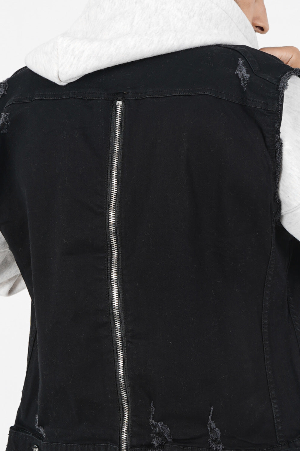 Sixth June - Veste destroy sans manches Noir