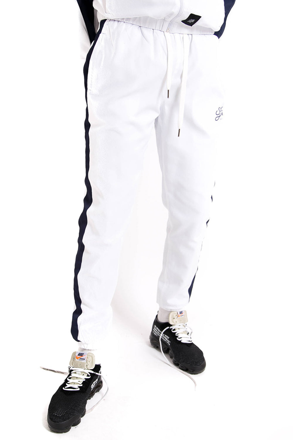 Sixth June - Jogging bandes logo blanc bleu