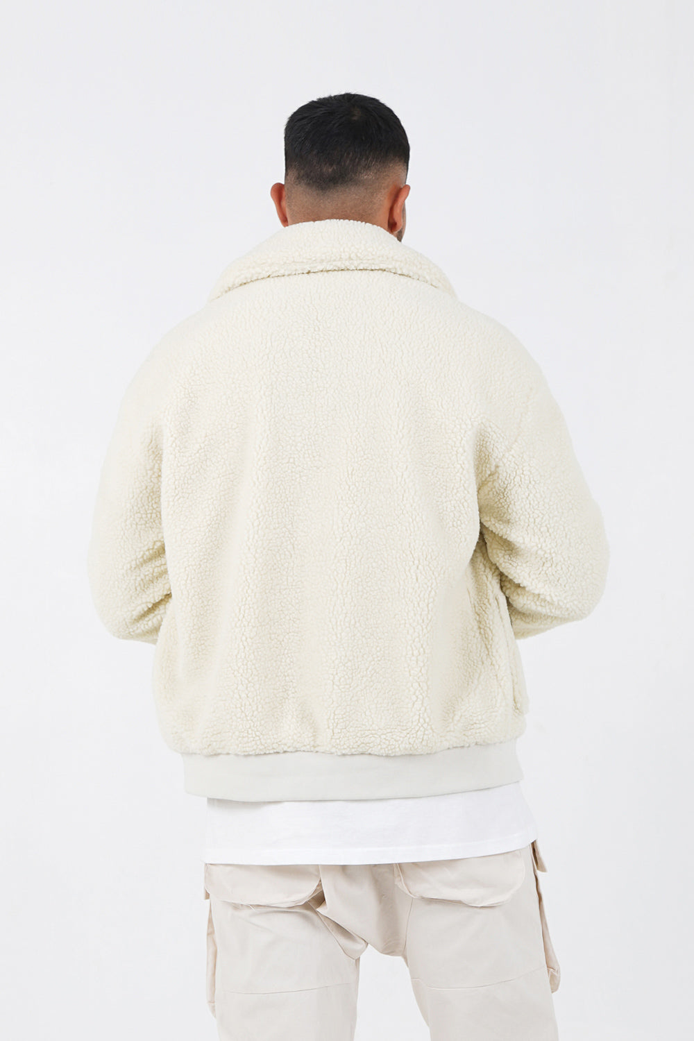 Sixth June - Veste sherpa cosy Blanc Cassé