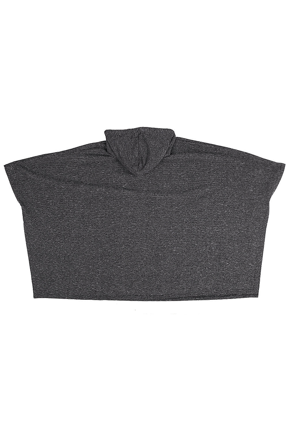 Sixth June - Poncho capuche large gris 1902C