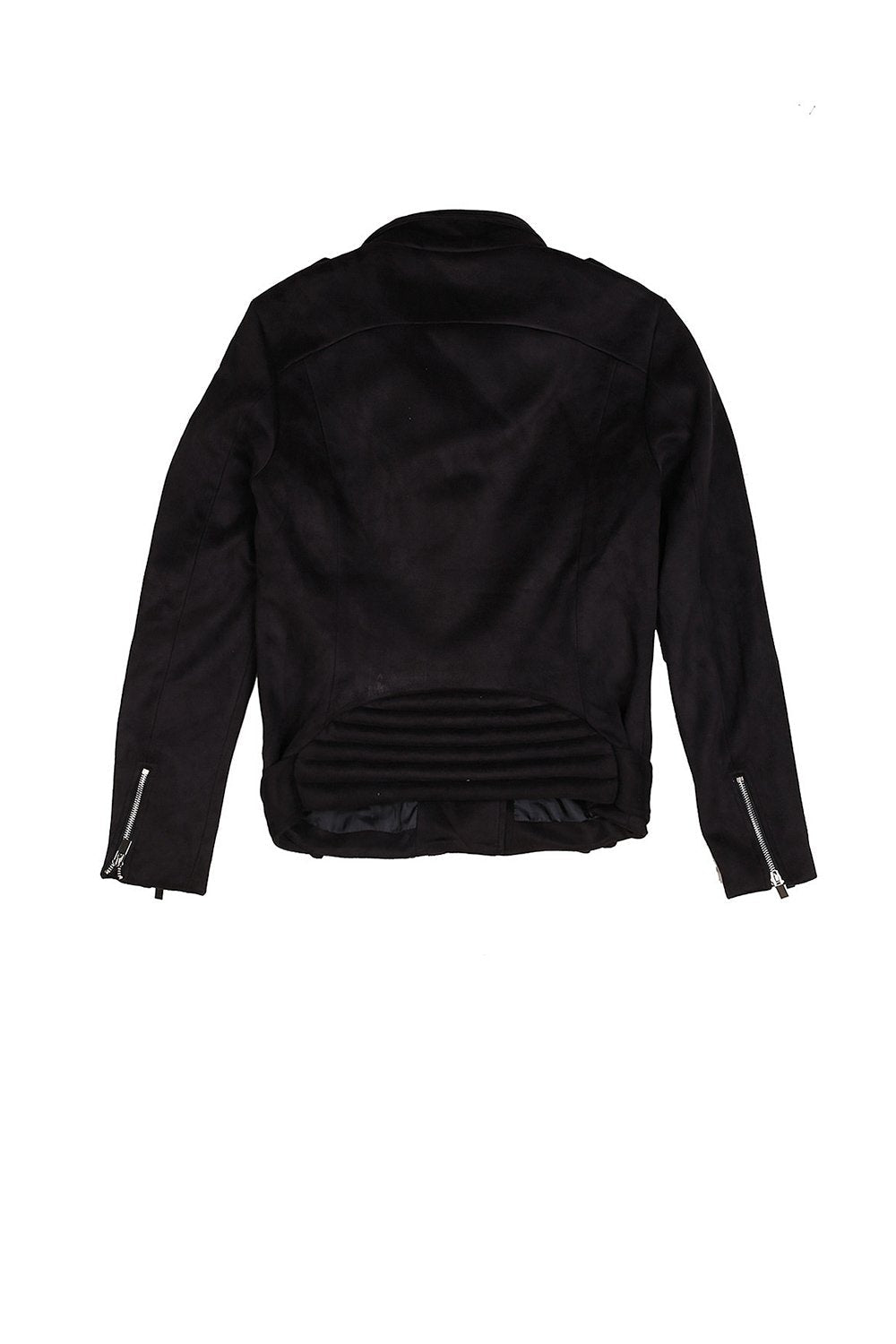 Suede jacket Black