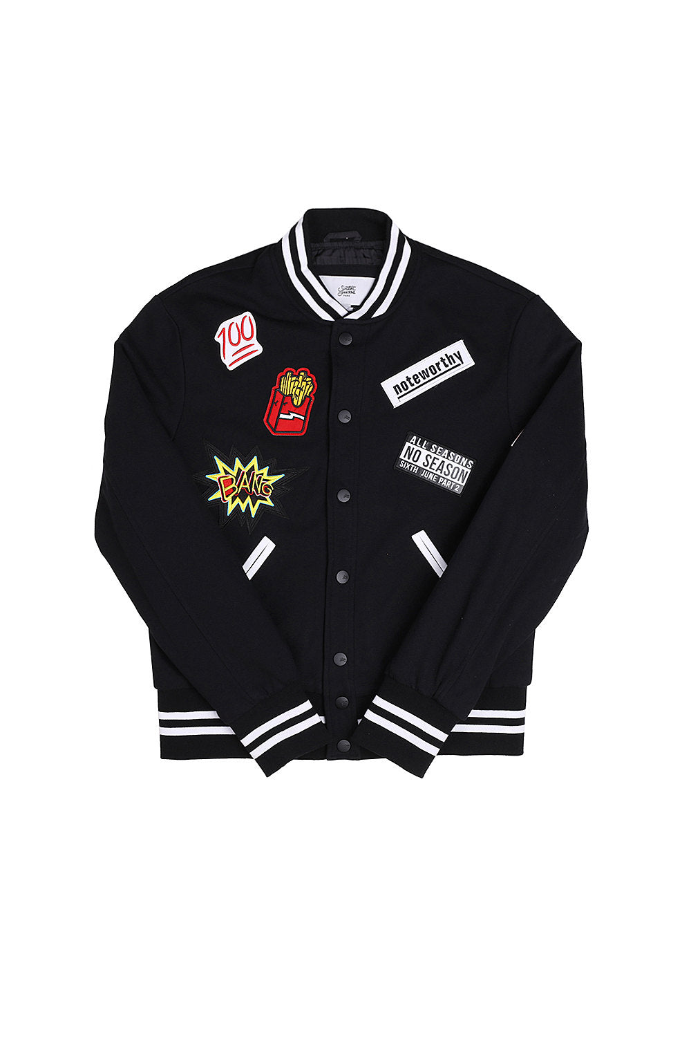 Sixth June - Teddy patchs Homme noir 2150C