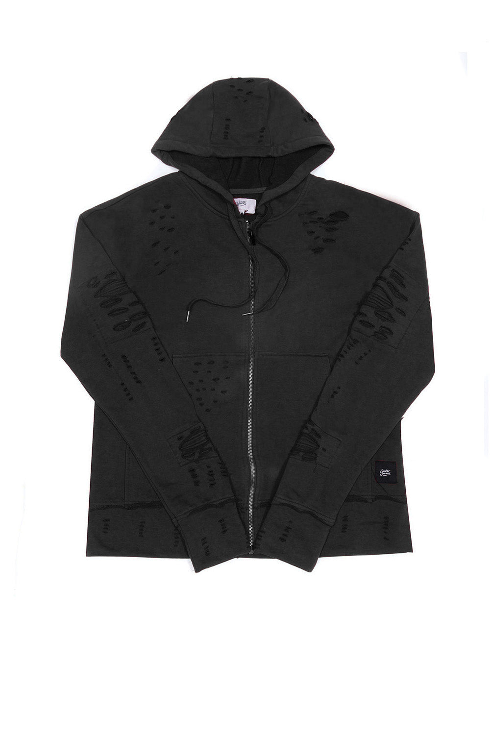 Sixth June - Sweat-shirt biker destroy noir M2414VJA