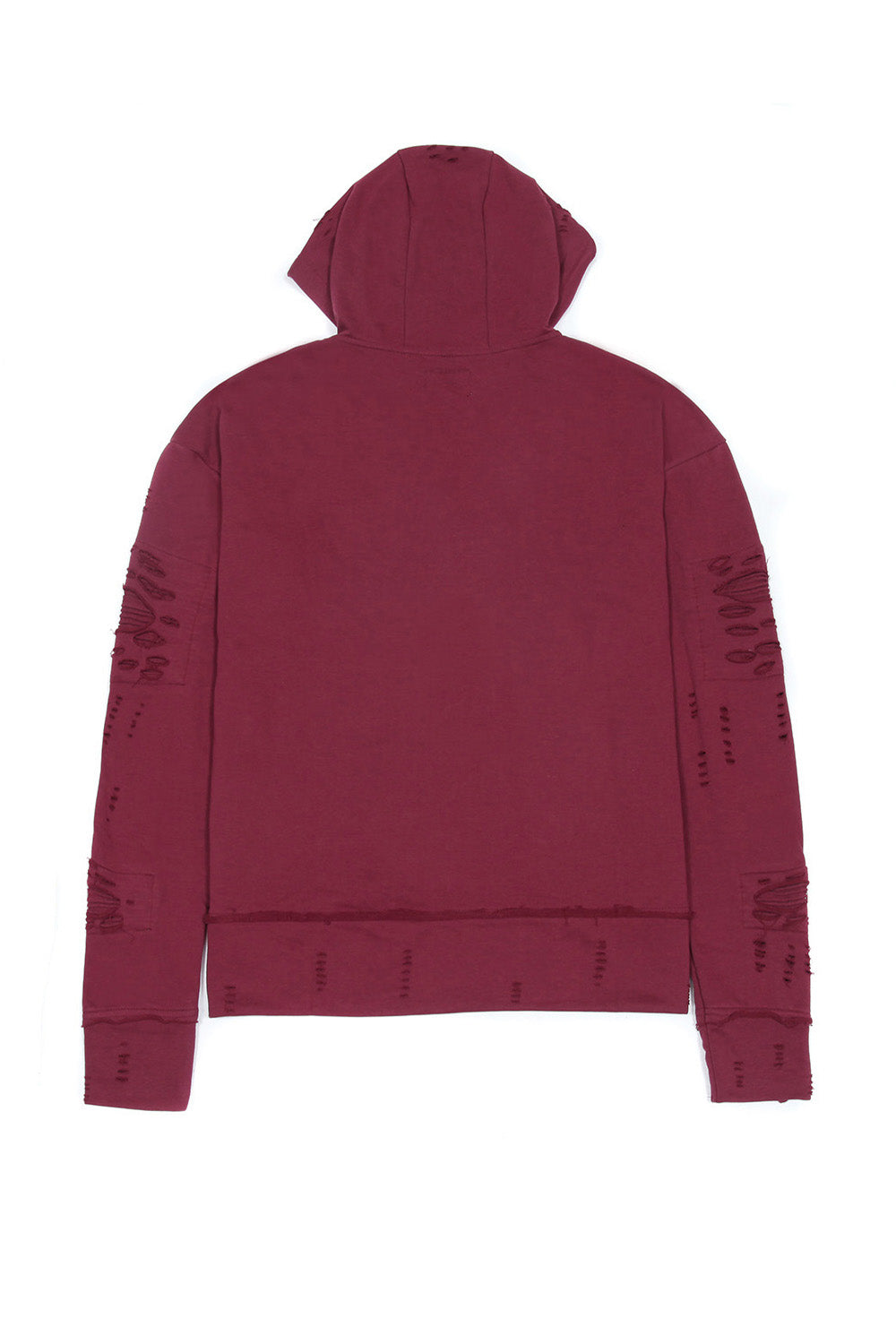 Sixth June - Sweat-shirt biker destroy marsala M2414VJA