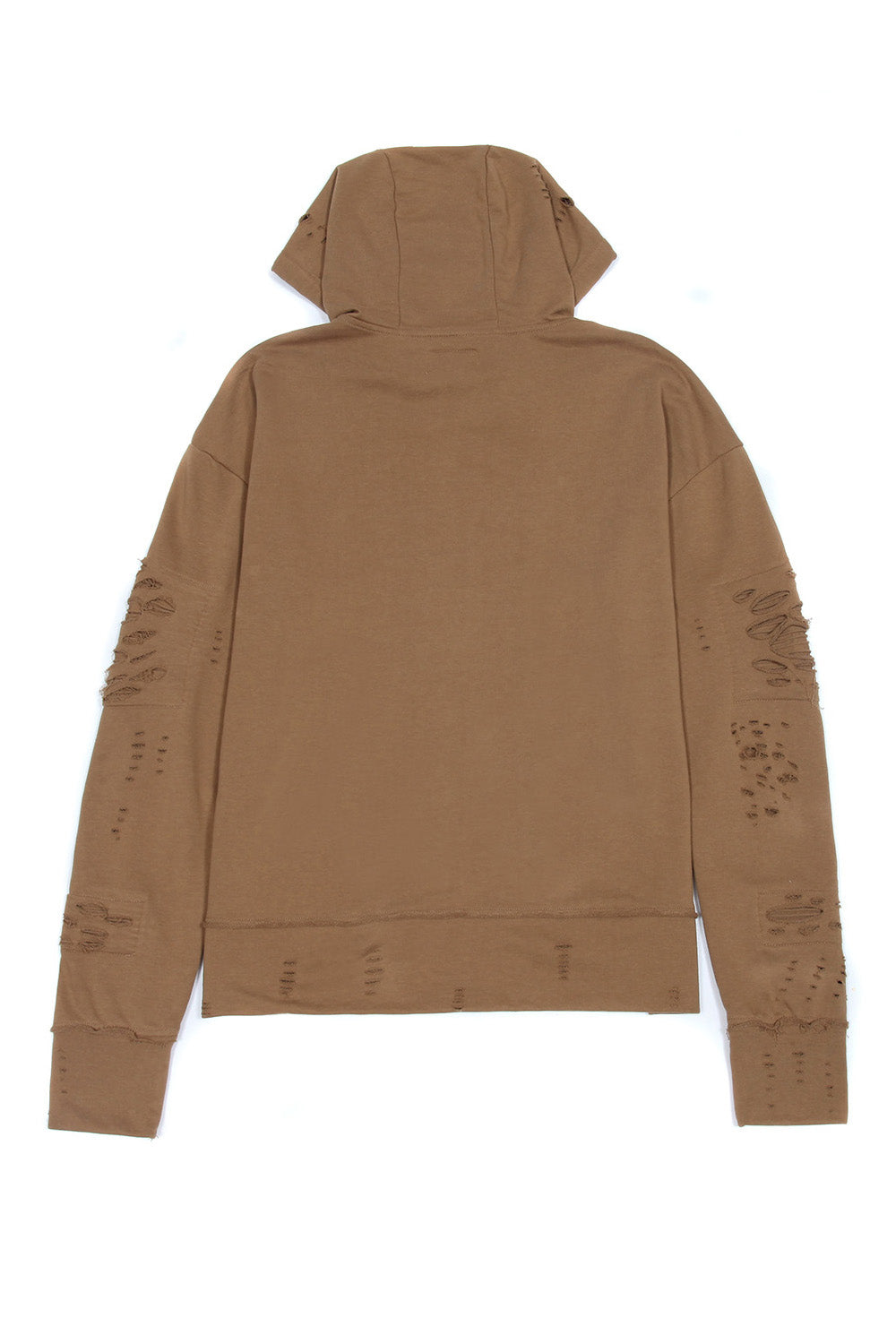 Sixth June - Sweat-shirt biker destroy beige M2414VJA