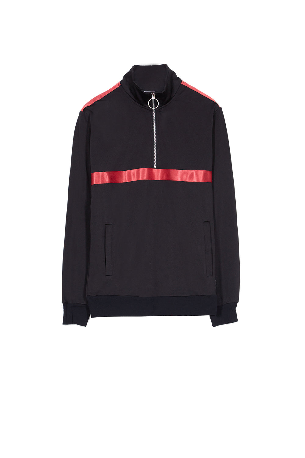 Sixth June - Veste sport bande satin noir