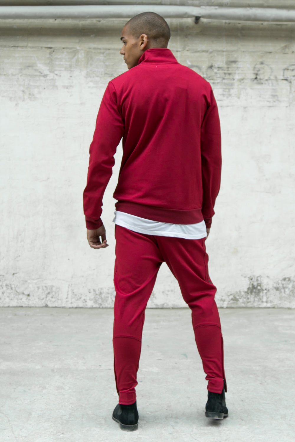 Sixth June - Veste sport bande satin bordeaux