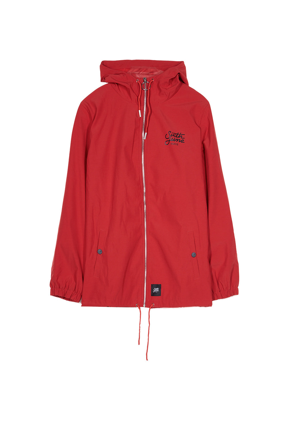 Sixth June - Coupe-vent zippé logo Sixth June rouge
