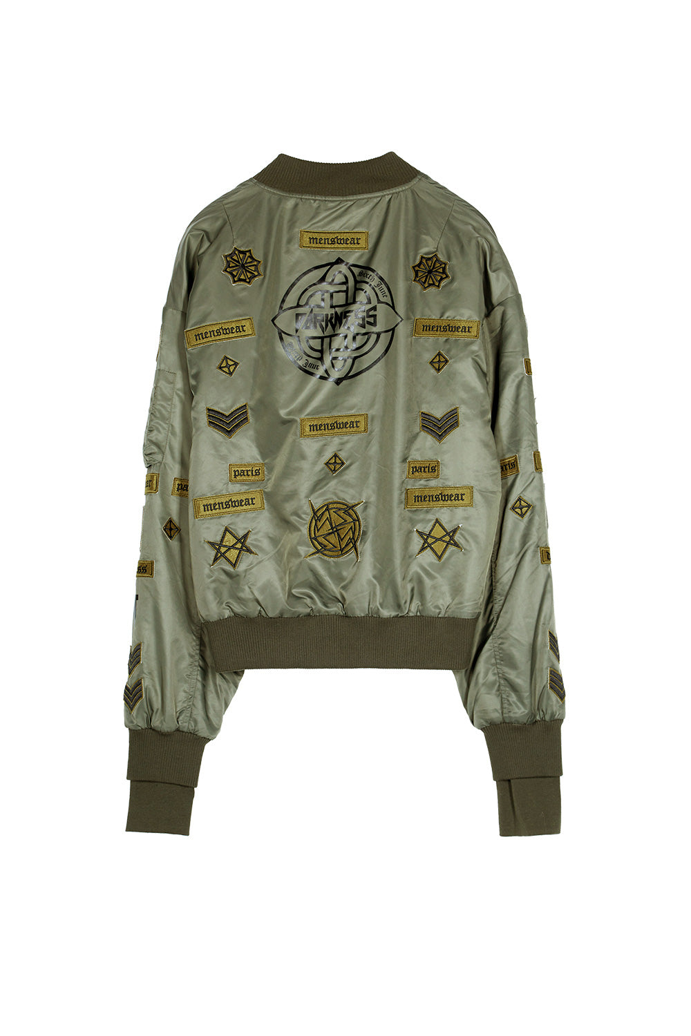 Sixth June - Bomber large patch gothique kaki