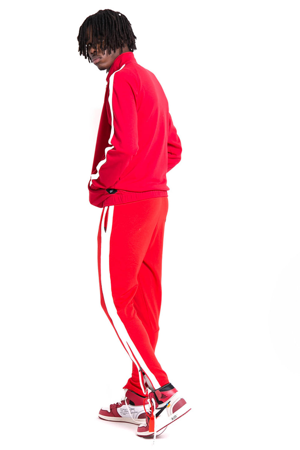 Sixth June - Veste logo bandes rouge blanc