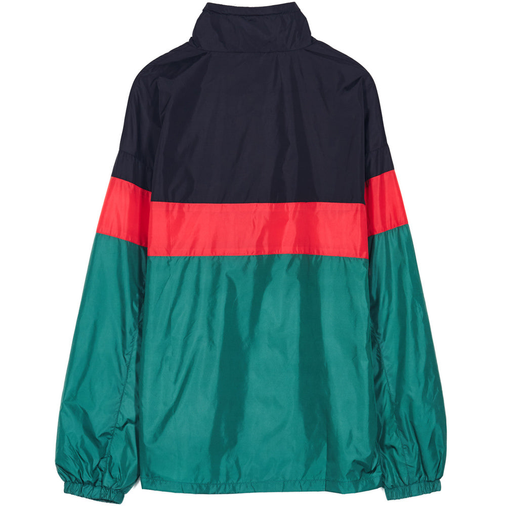 Sixth June - Coupe-vent tricolore texte vert noir rouge