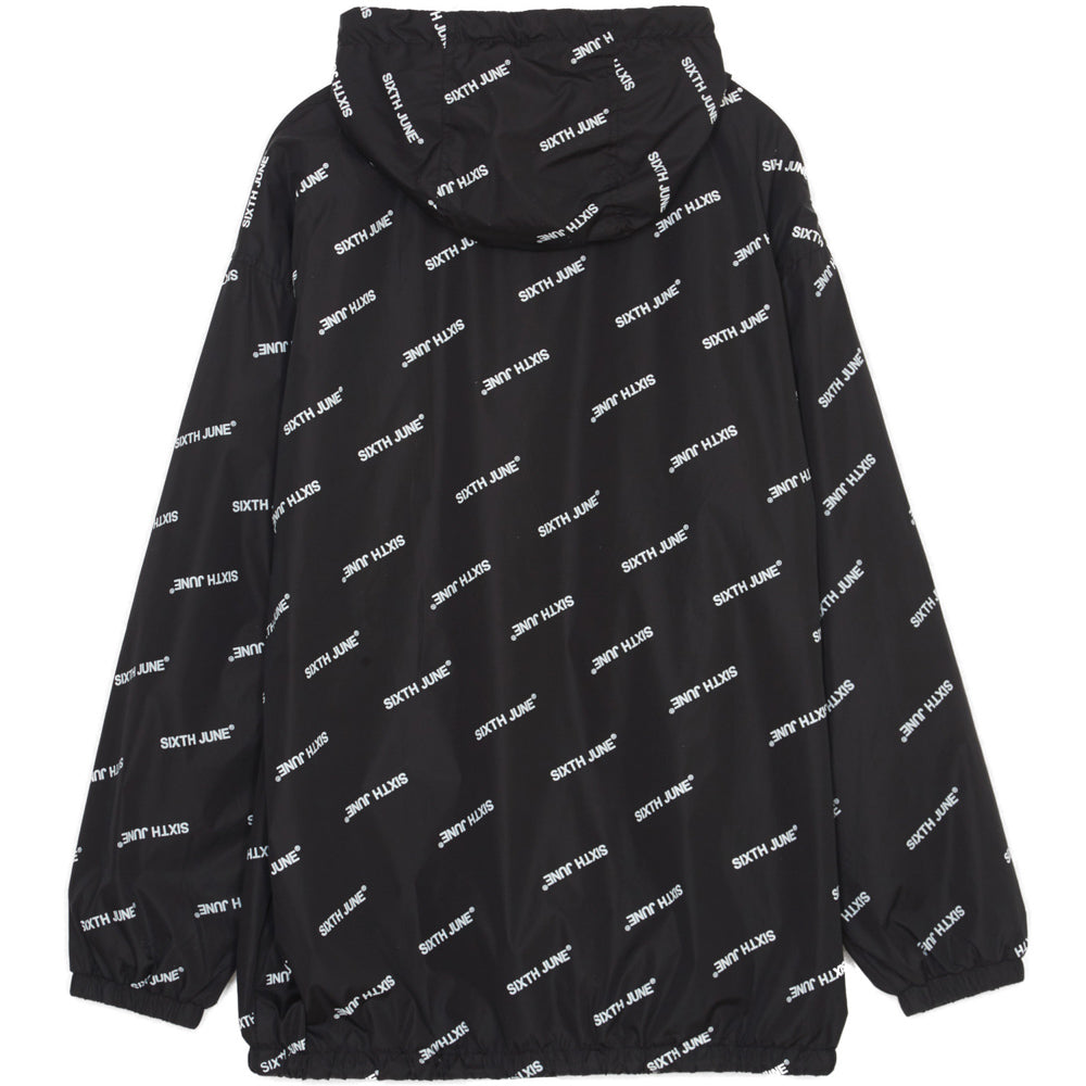 Sixth June - Coupe vent logomania noir