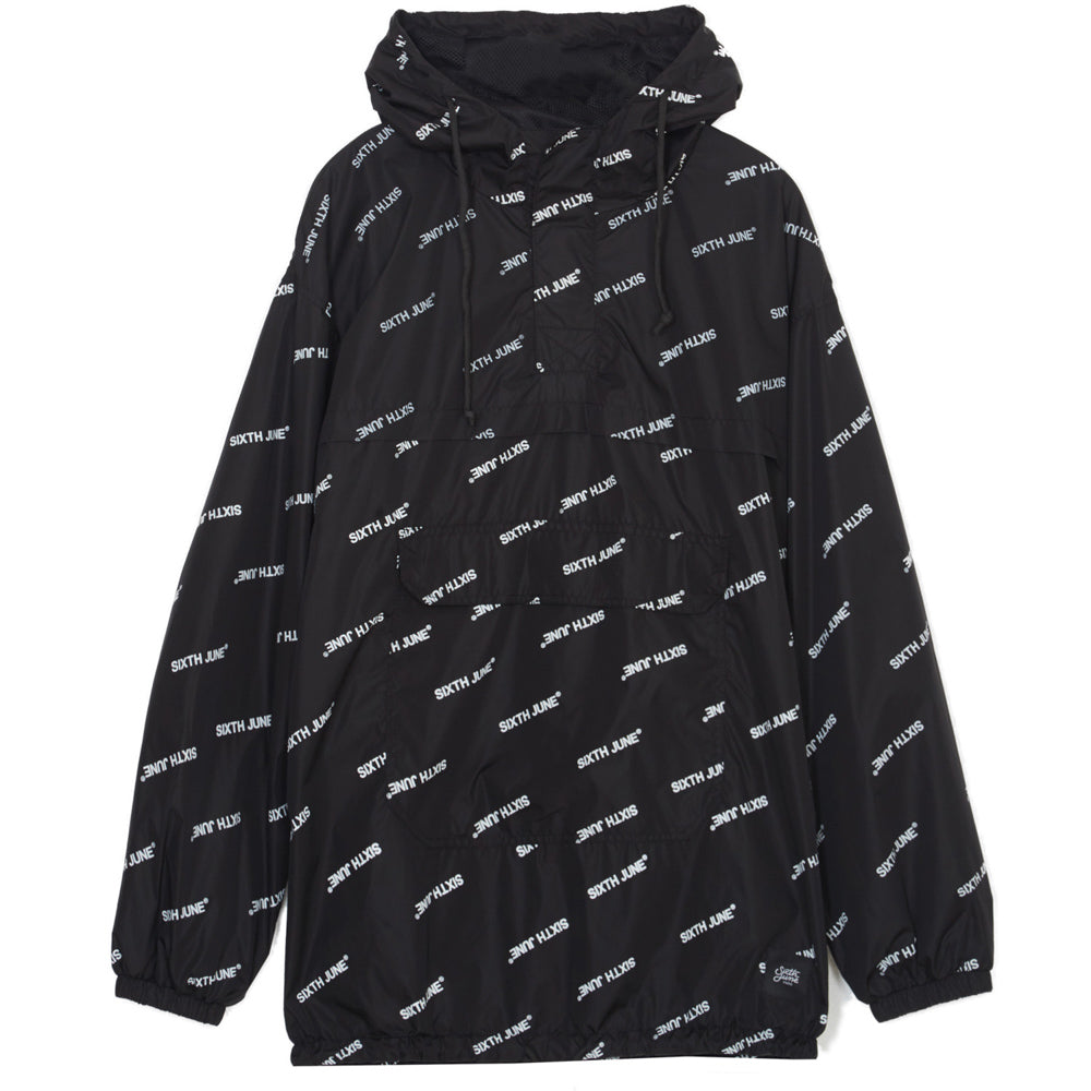 Sixth June - Coupe vent logomania noir