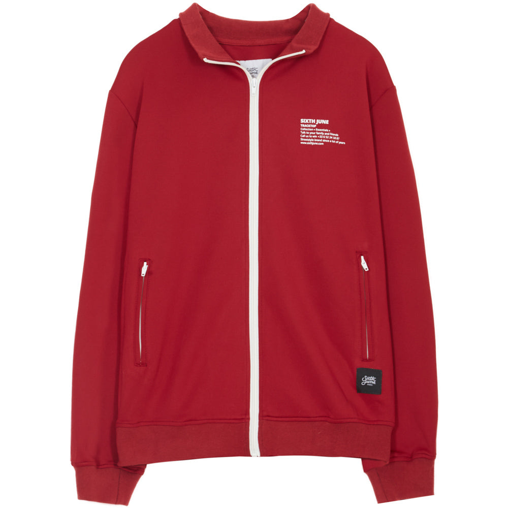 Sixth June - Haut survêtement tracktop rouge