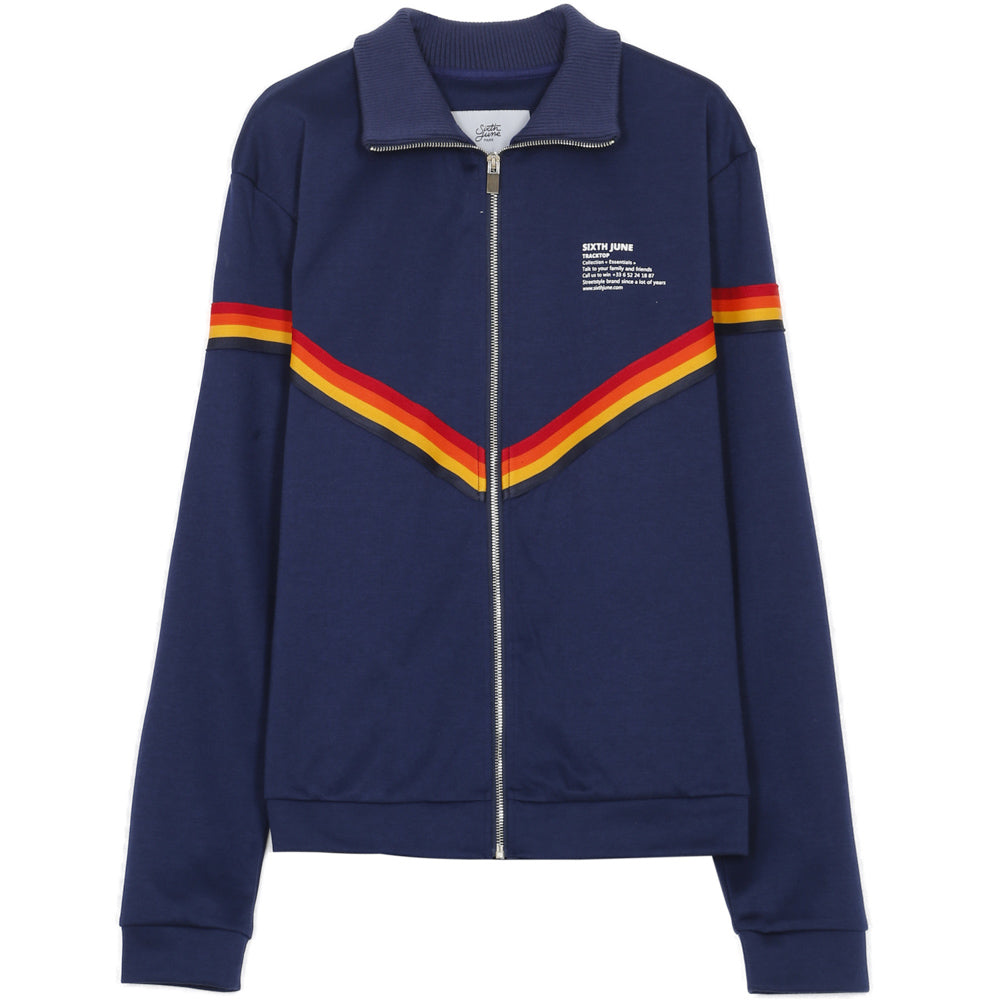 Sixth June - Veste bandes V 4 couleurs bleu