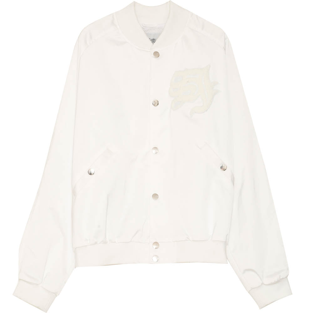 Sixth June - Blouson Teddy patch blanc