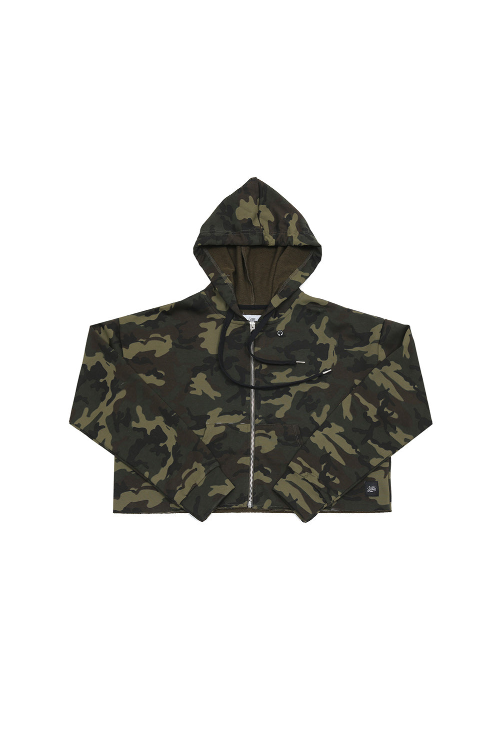 Sixth June - Sweat capuche zippé camouflage Sport kaki W2387VJA
