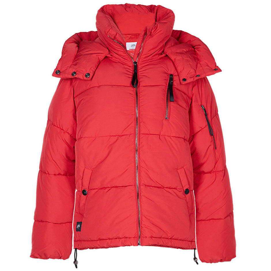 Sixth June - Doudoune courte capuche rouge