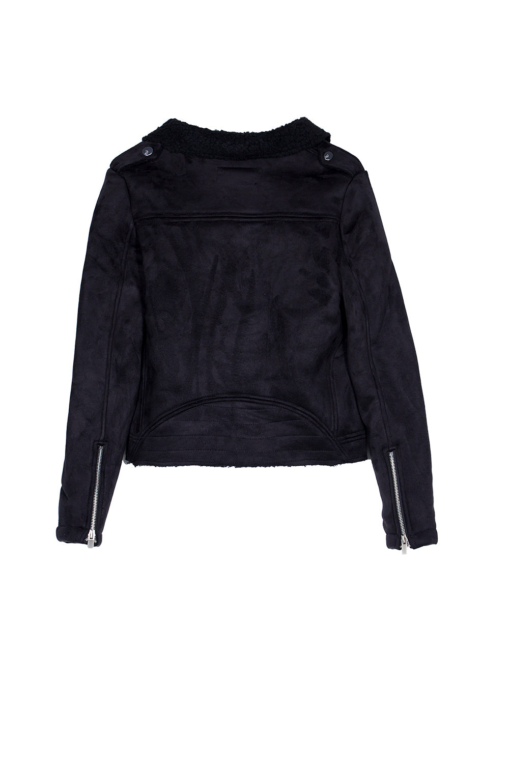 Sixth June - Veste suéde court noir