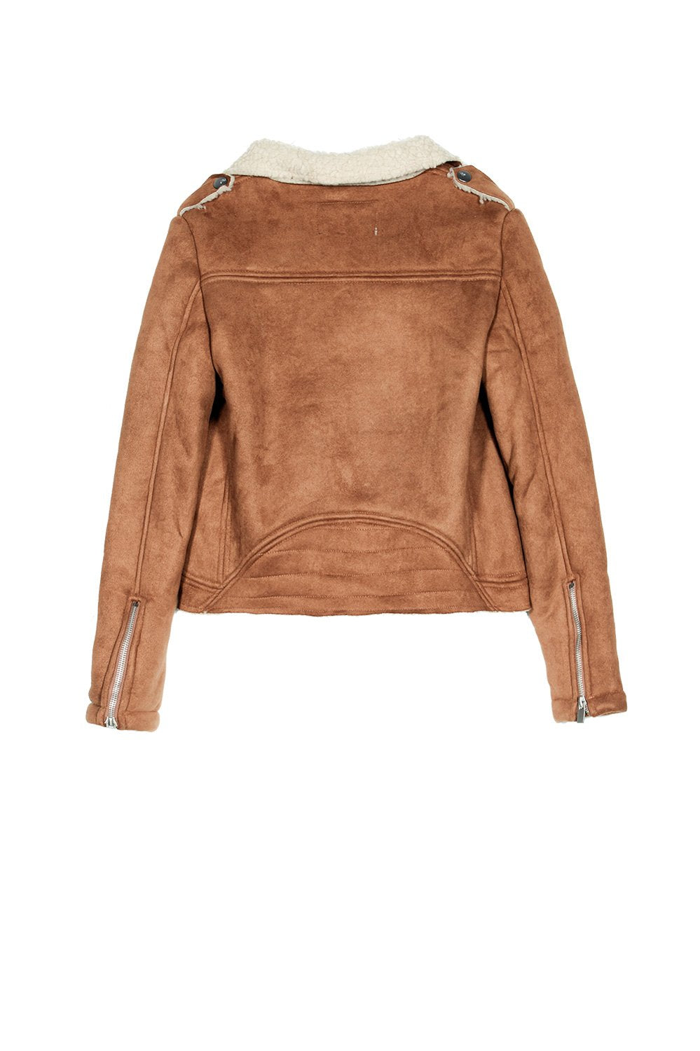 Suede Short jacket Beige