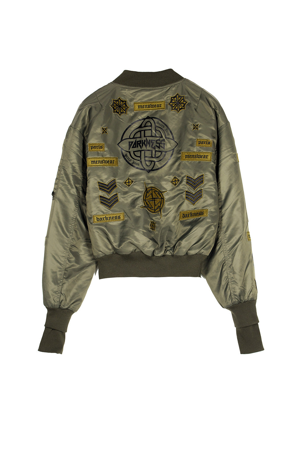 Sixth June - Bomber large patch gothique kaki