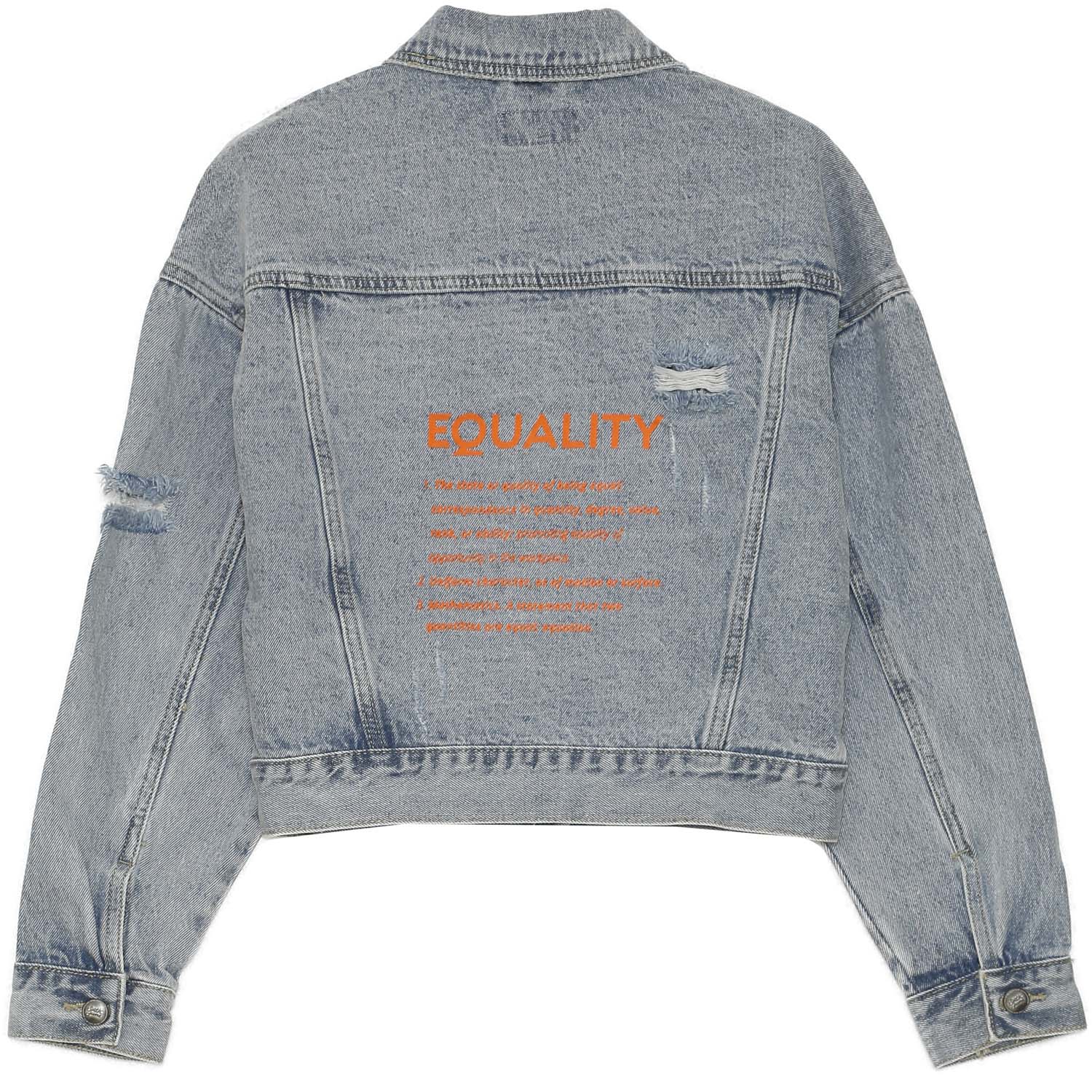 Sixth June - Veste jean courte fluo bleu