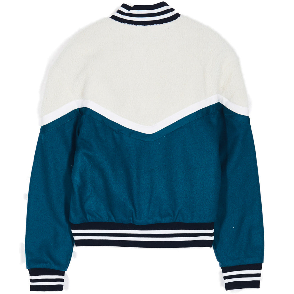 Sixth June - Teddy bi-matière beige vert