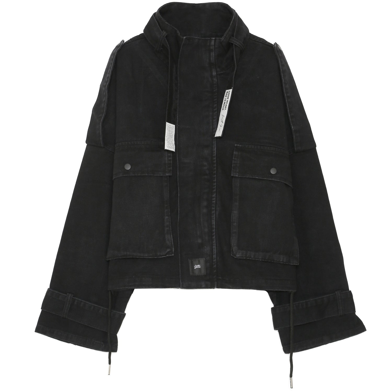 Sixth June - Veste denim cargo noir