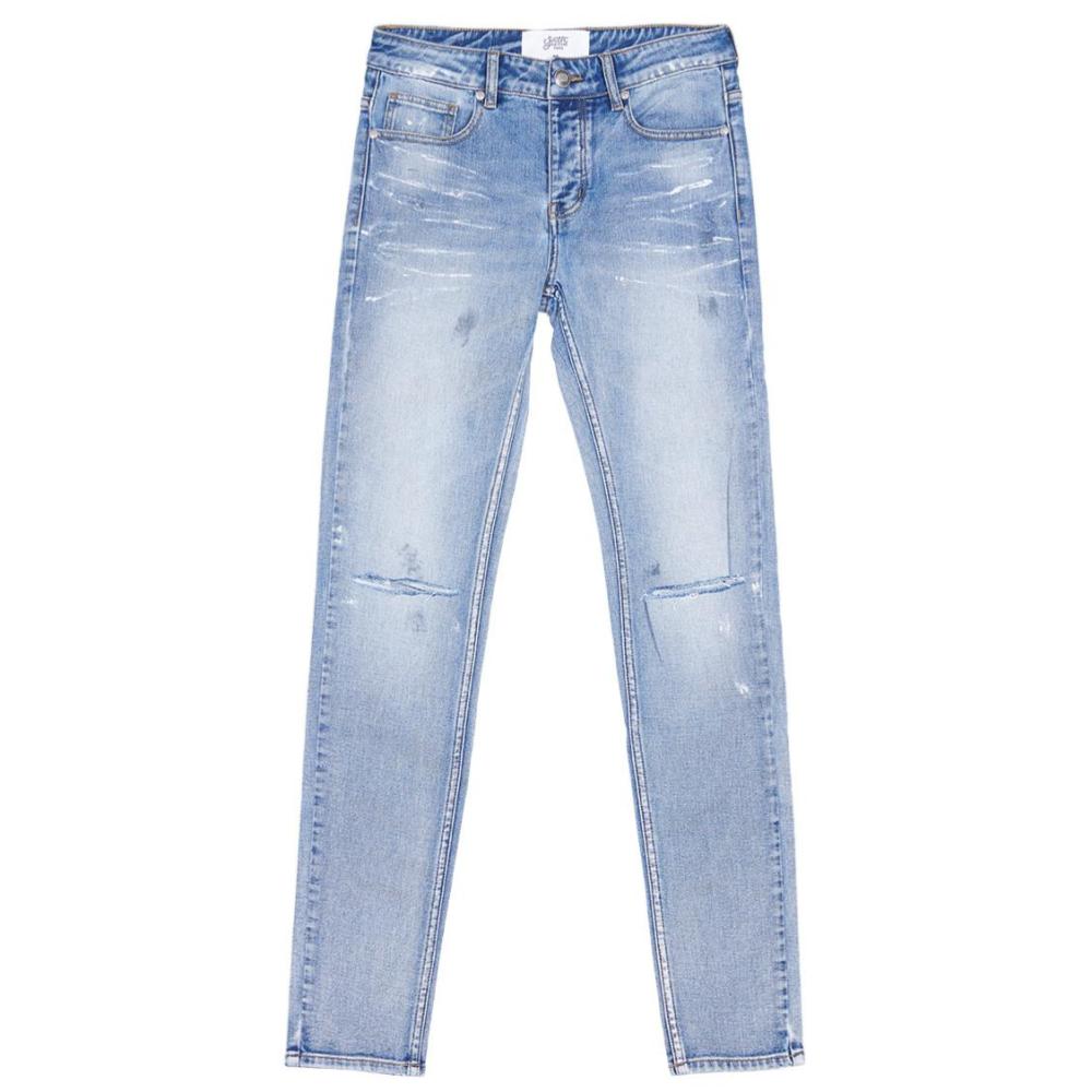 Sixth June - Jean déchiré tacheté skinny bleu