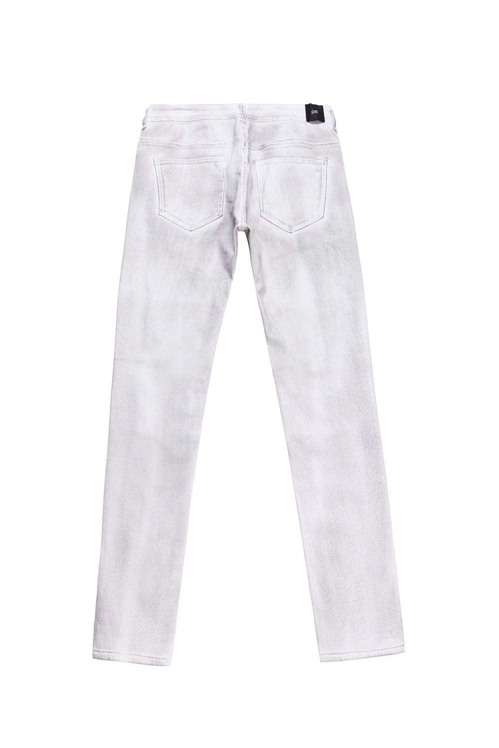 Jean biker délavé gris clair M2227HDE