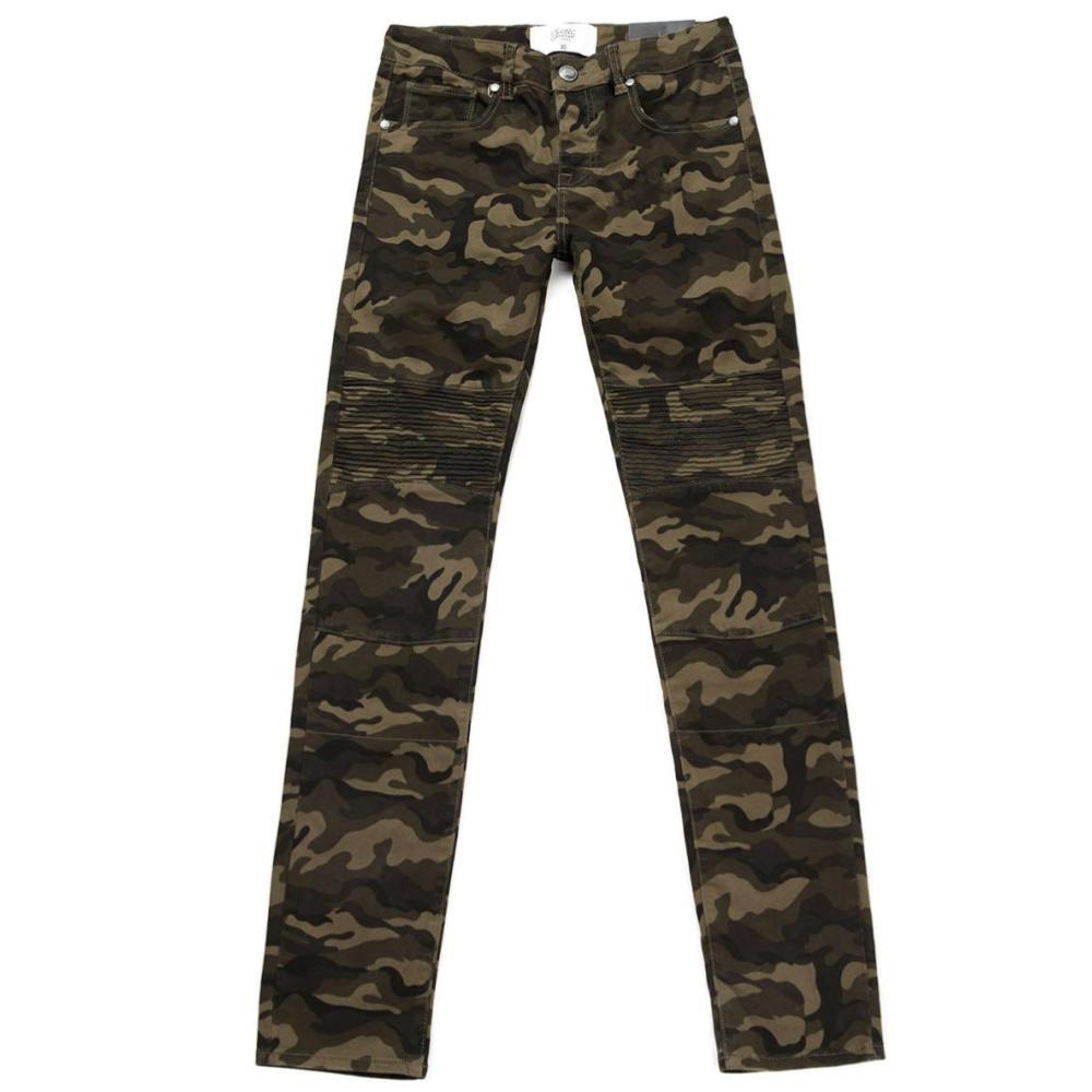 Jean biker Sixth June camouflage M2238HDE 