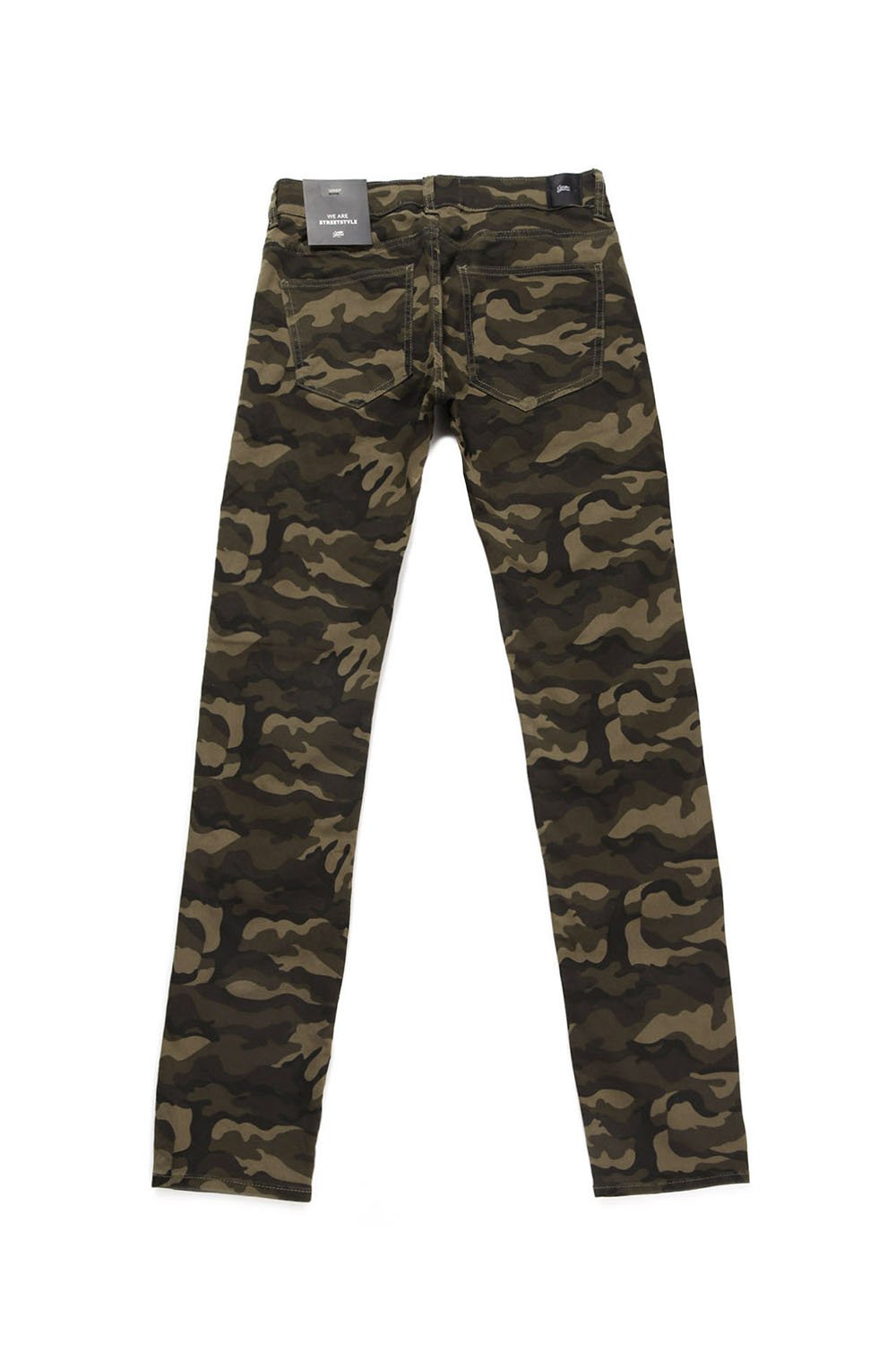 camouflage biker jeans