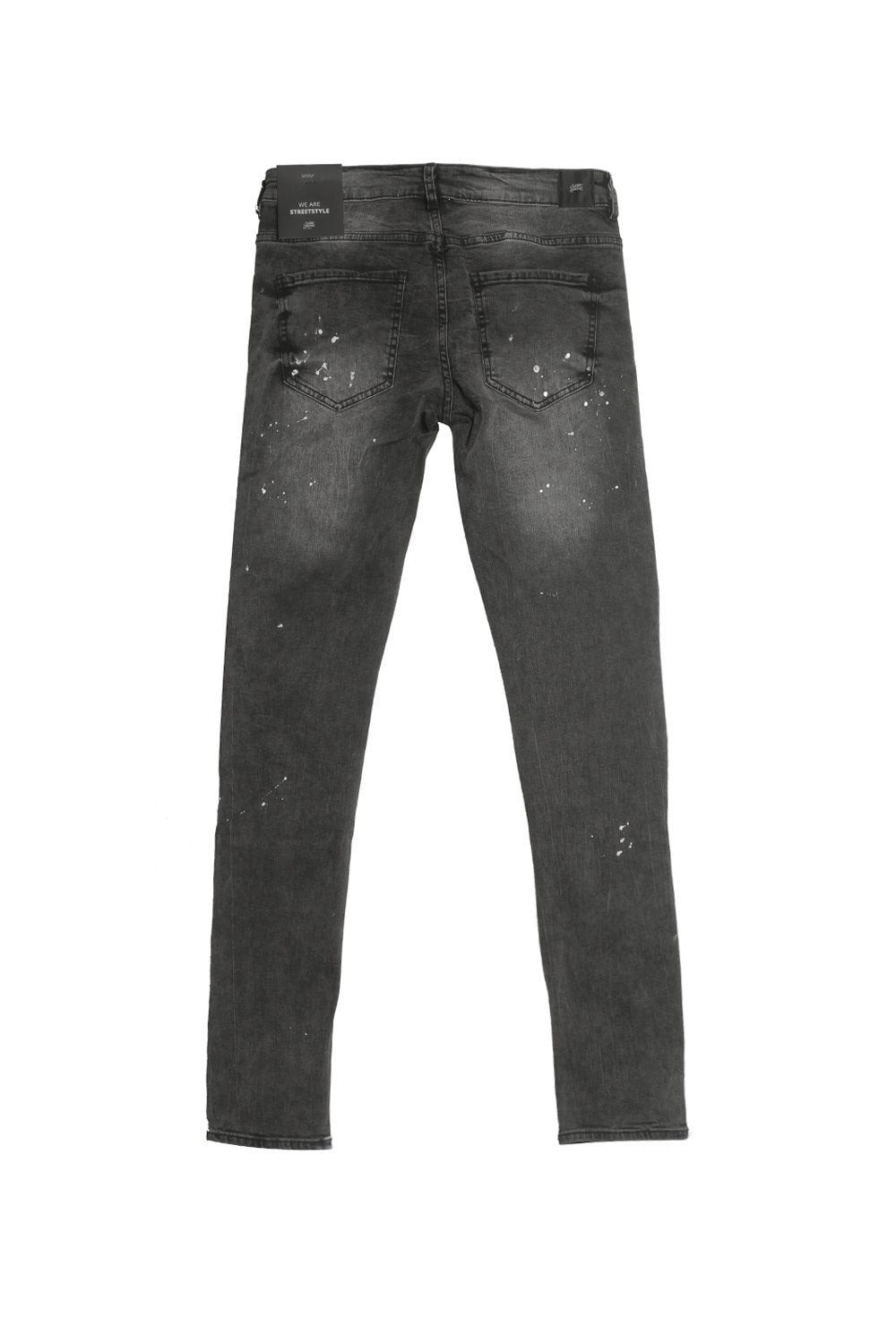 Jean Biker Speckled Dark Grey M2300Hde