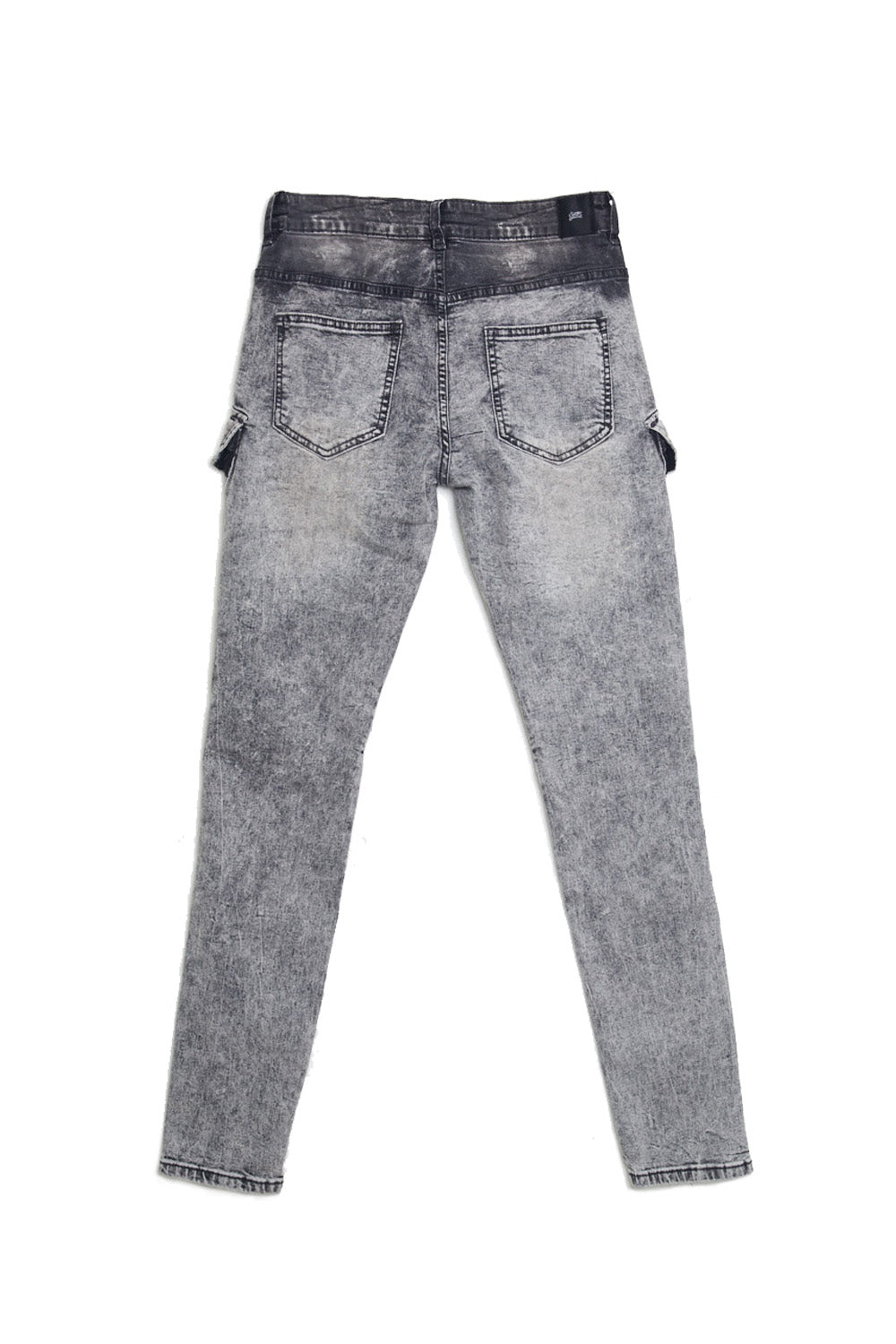 Sixth June - Denim biker cargo pockets grey