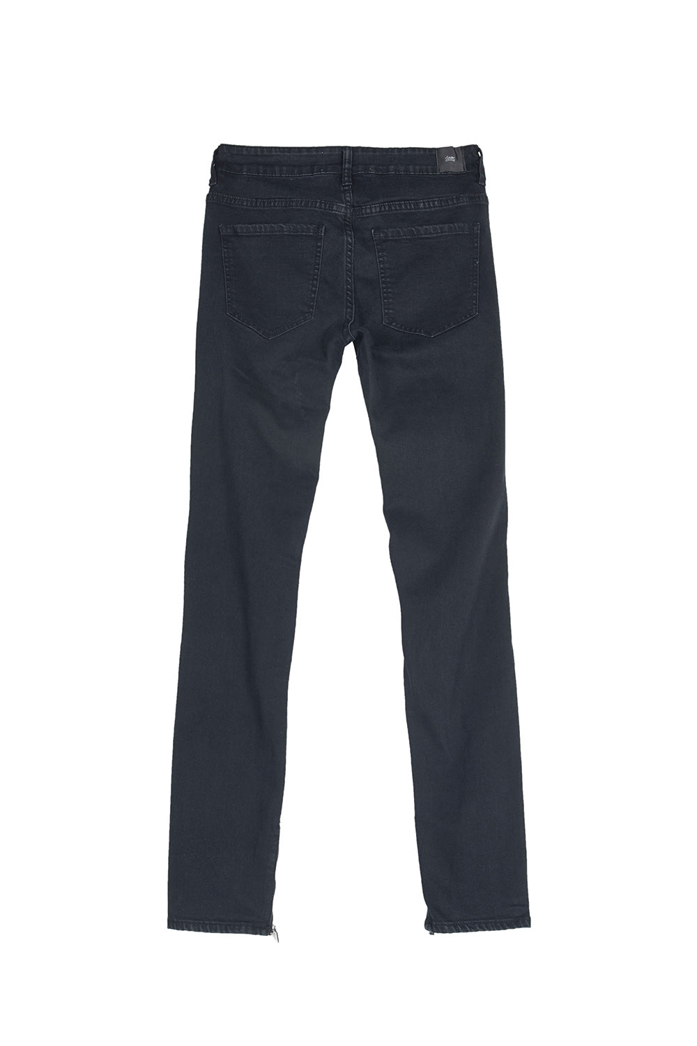 Sixth June - Denim ankle zipper black M2456HDE