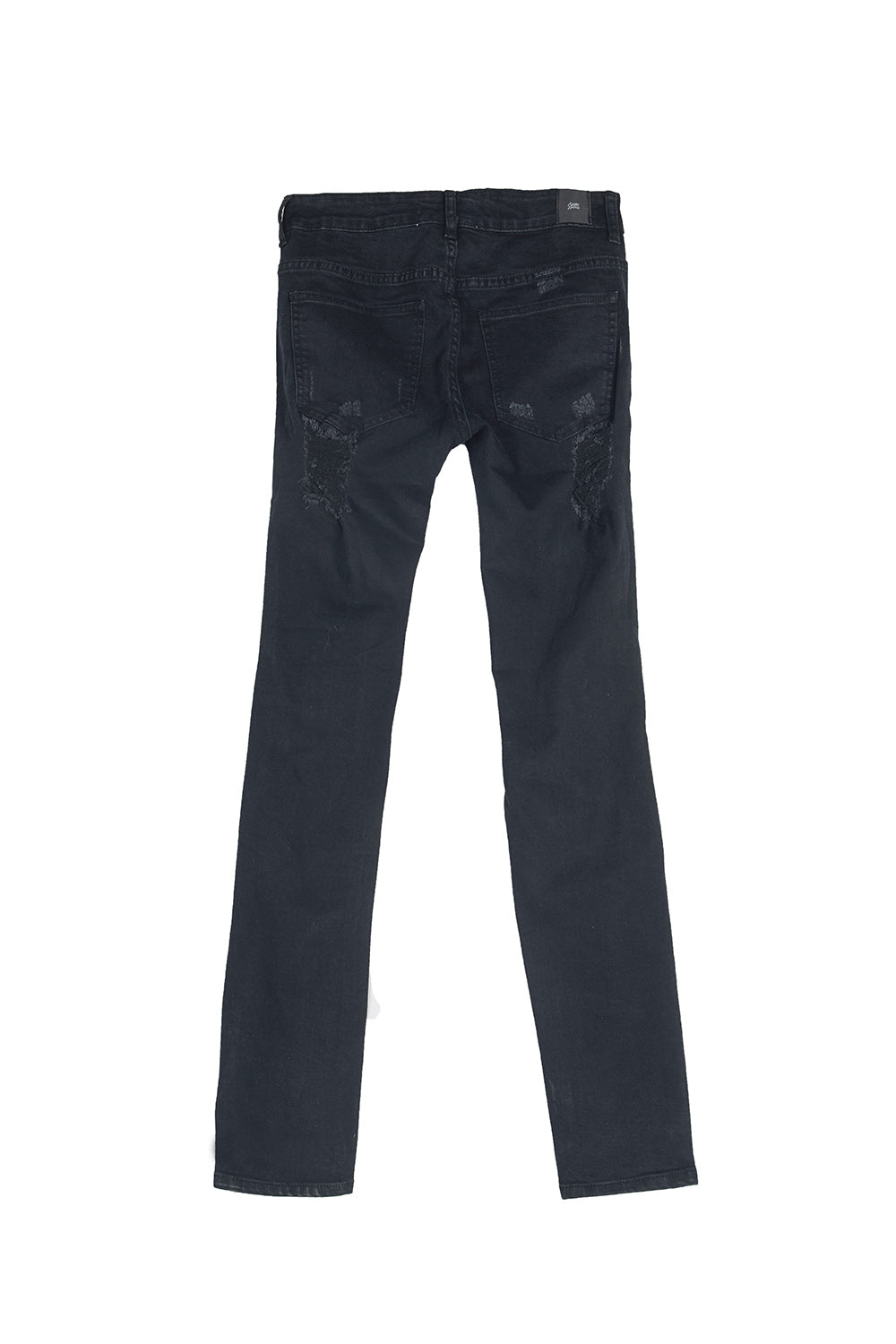 Sixth June - Denim destroyed inside patches black M2462HDE