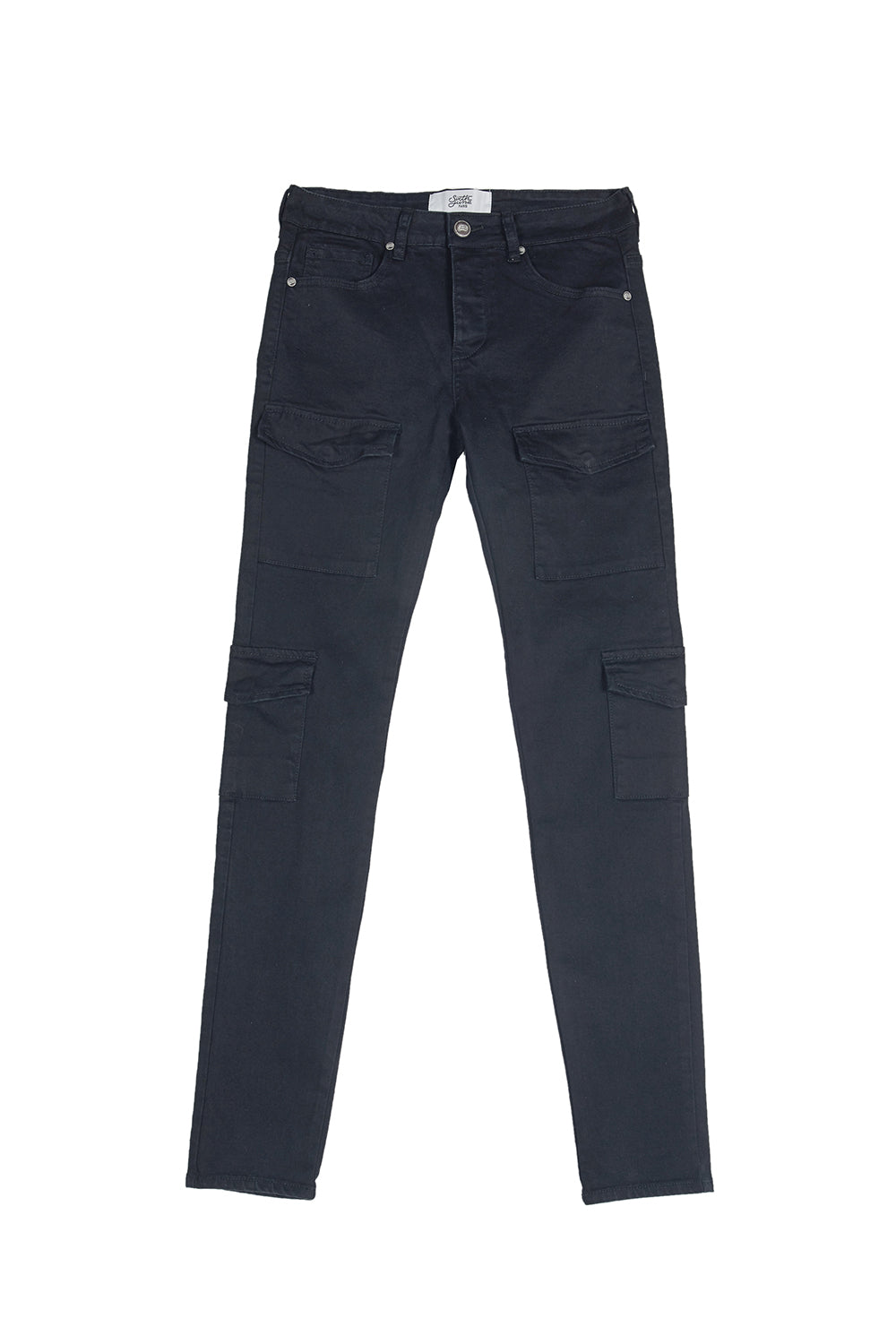 Sixth June - Denim cargo pockets black M2468HDE