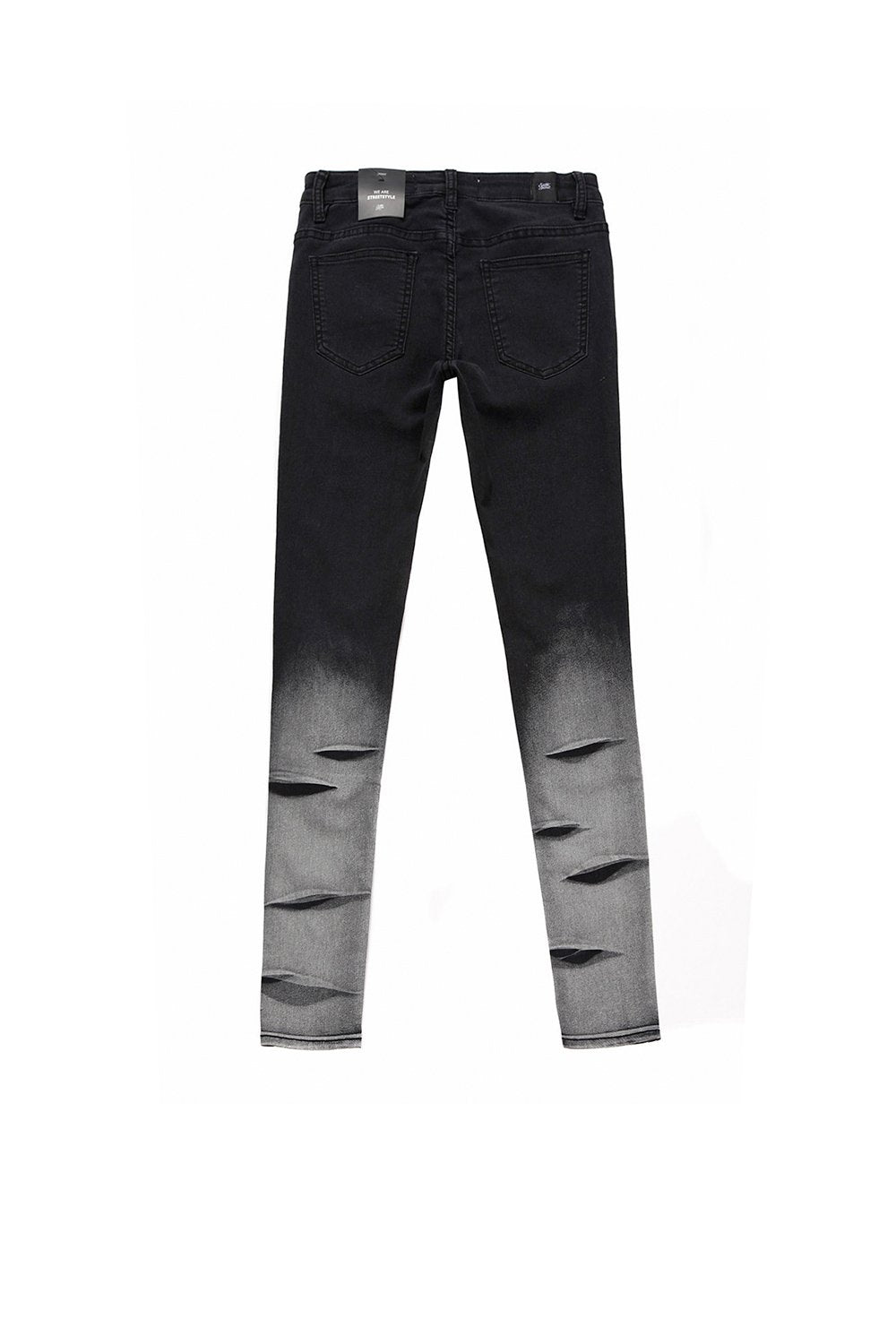 Jean Destroy Woman Délavé Noir W1956Hde