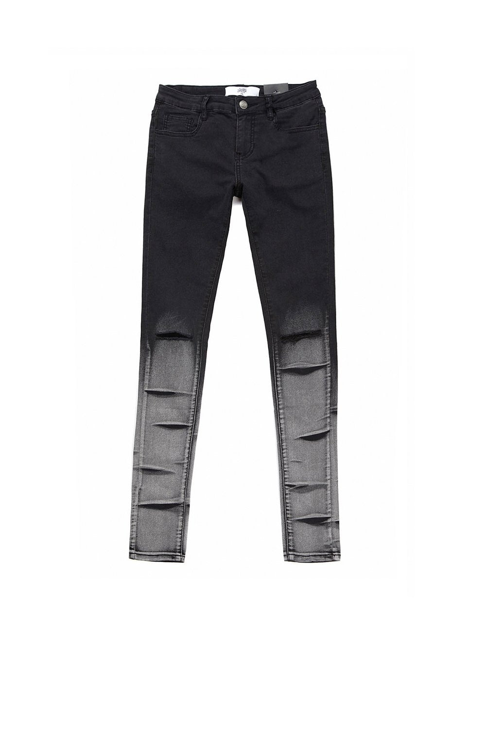 Jean Destroy Woman Délavé Noir W1956Hde