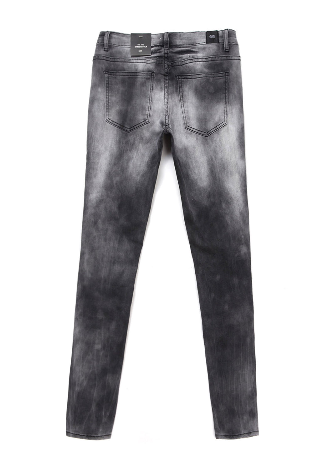 Sixth June - Jean biker Femme delavé gris W1965HDE