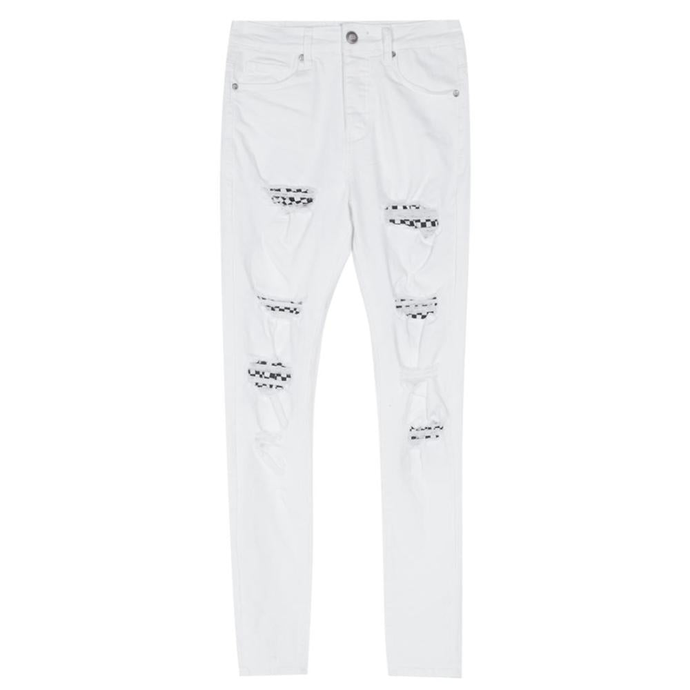 Sixth June - Jean déchiré damier blanc