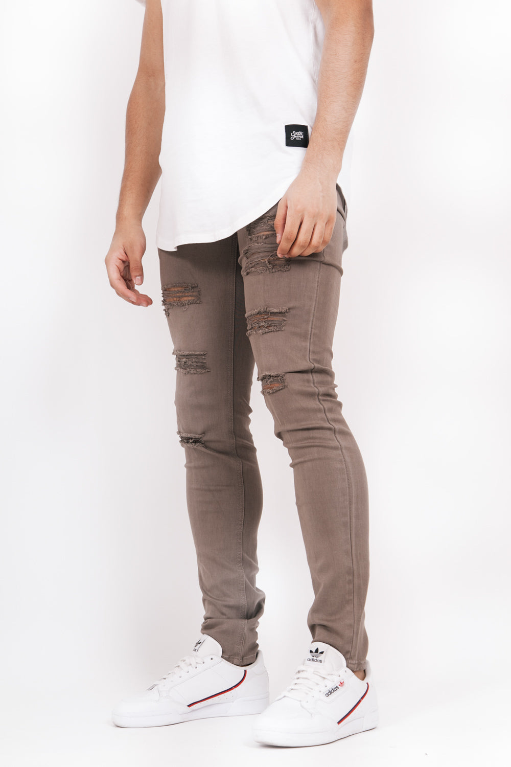 Sixth June - Jean destroy marron 1610H