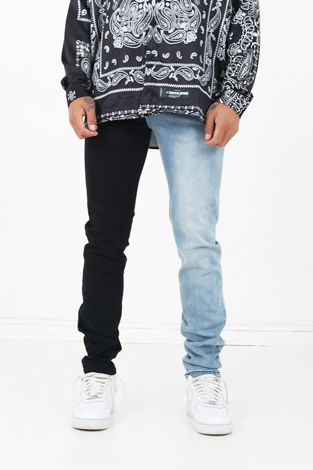 Sixth June - Bicolore jean Multicolore