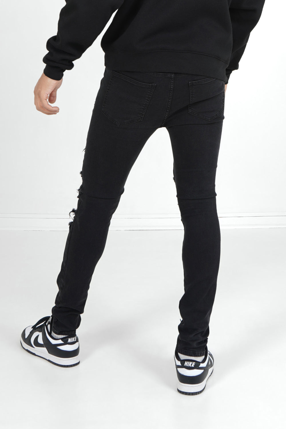 Sixth June - Jean empiècements bandana Noir