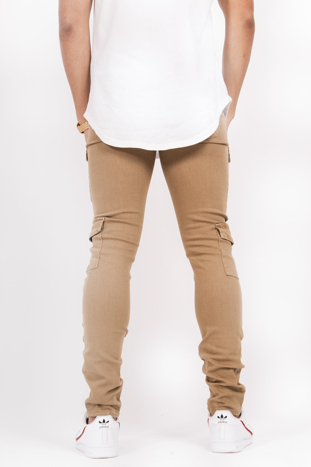 Sixth June - Denim cargo pockets sand